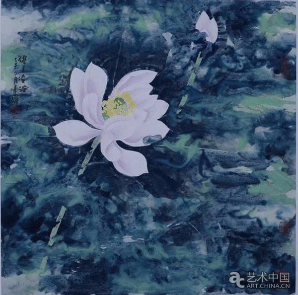 艺术家李辉工笔泼彩国画作品亮相重庆