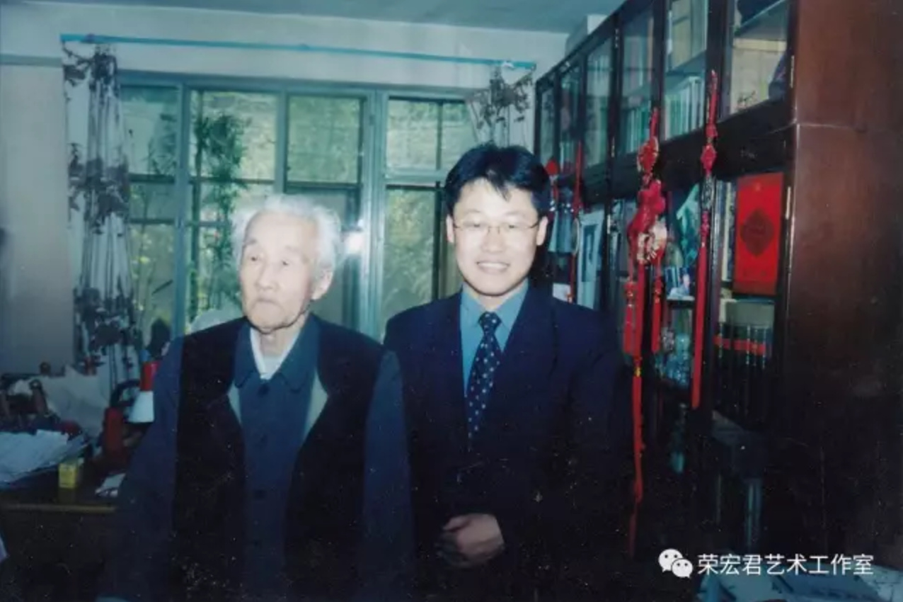 笔者拜访周汝昌先生