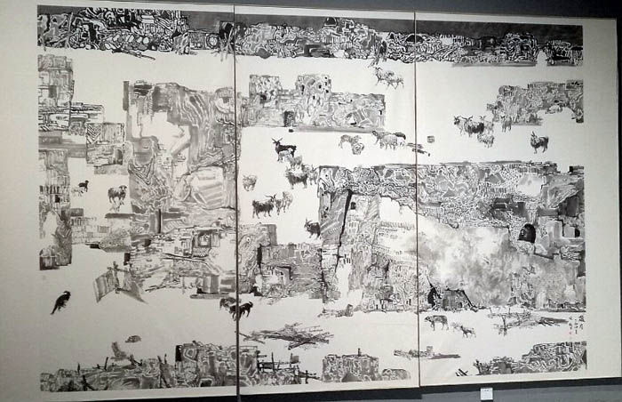 甘肃省美协副主席王晓银作品亮相西安崔振宽美术馆