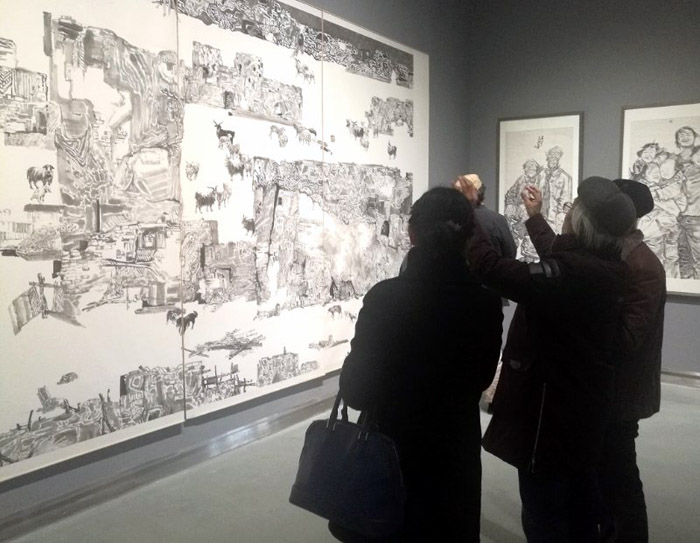 甘肃省美协副主席王晓银作品亮相西安崔振宽美术馆