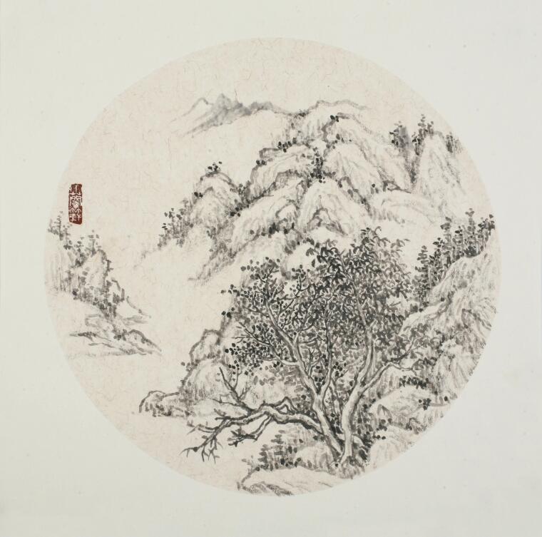 钱俊绘画印象——溪山如我心  绘我青云志