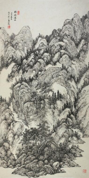 钱俊绘画印象——溪山如我心  绘我青云志