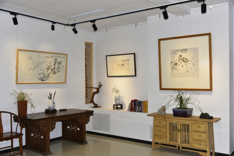 君子之风||白阳道人大写意花鸟作品展在个山美术馆隆重展出
