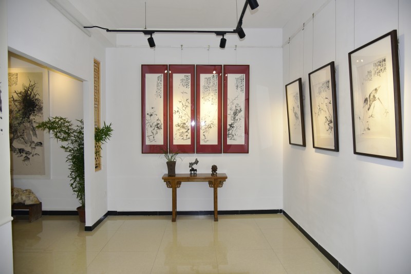 君子之风||白阳道人大写意花鸟作品展在个山美术馆隆重展出