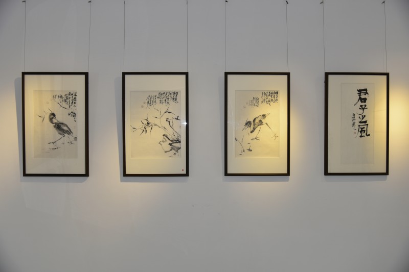 君子之风||白阳道人大写意花鸟作品展在个山美术馆隆重展出